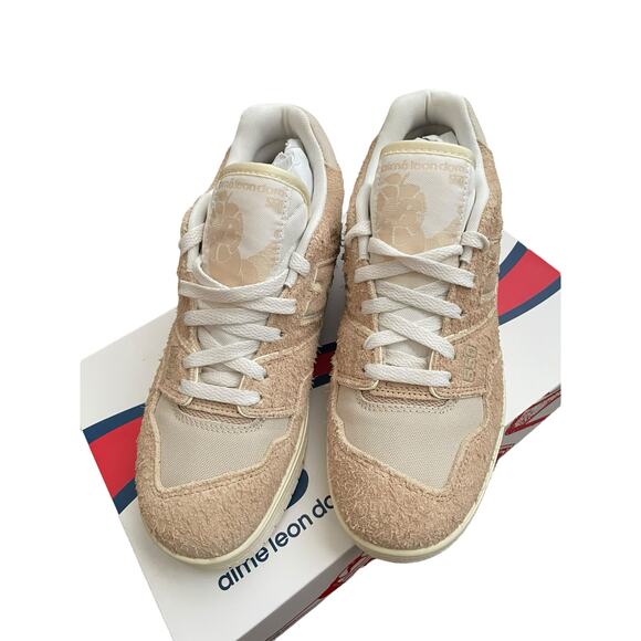 New in Box New Balance 550 Aime Leon Dore Taupe Suede 8 US Men's Sneakers Rare - Picture 4 of 9
